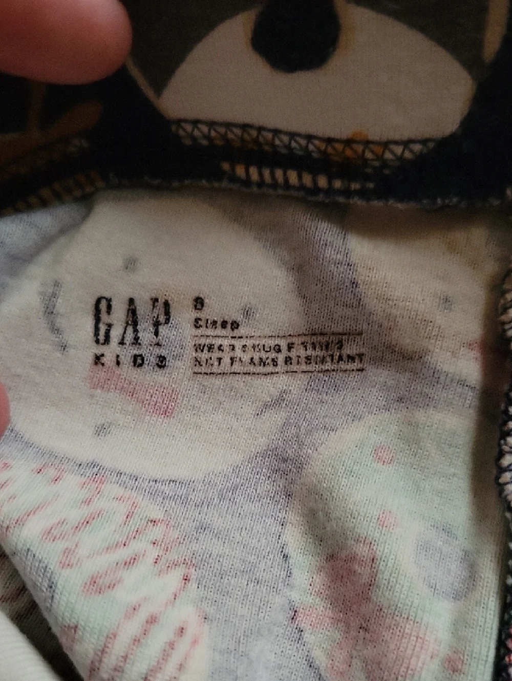GAP Navy Donut & Bear Face Print Leggings - Picture 2 of 4